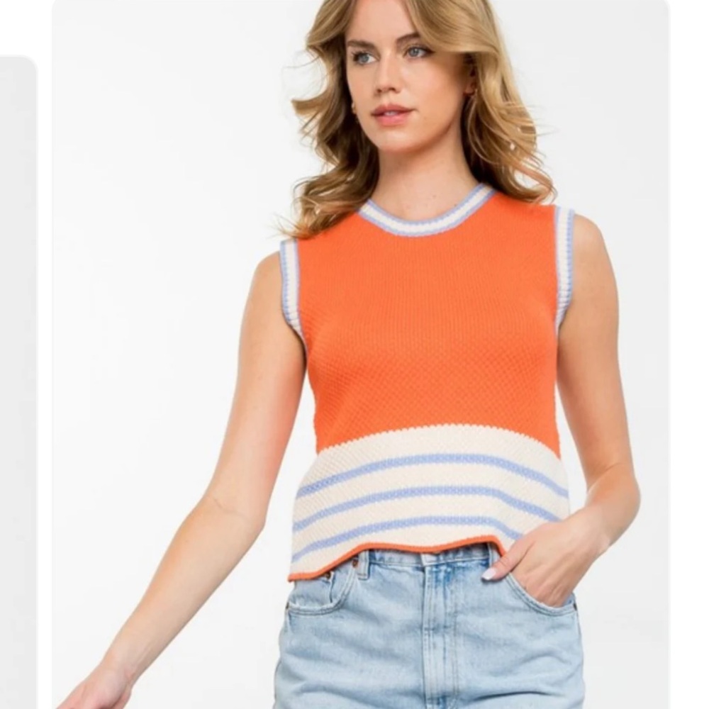 Sleeveless Knit Top